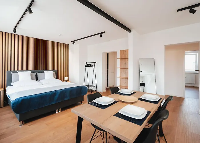 Appartement Neu I Stilvoll I Boxspring I Smart Tv I Zentral